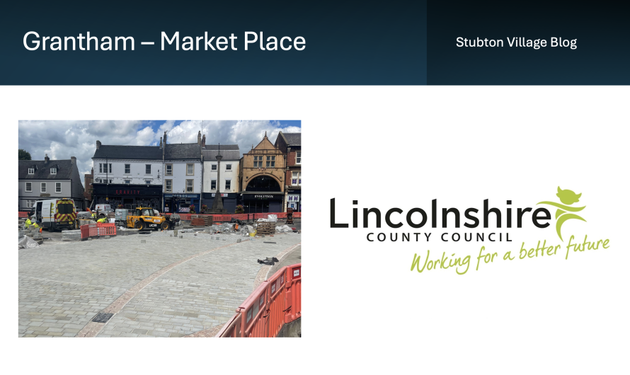 One month to go until end of Grantham Market Place works