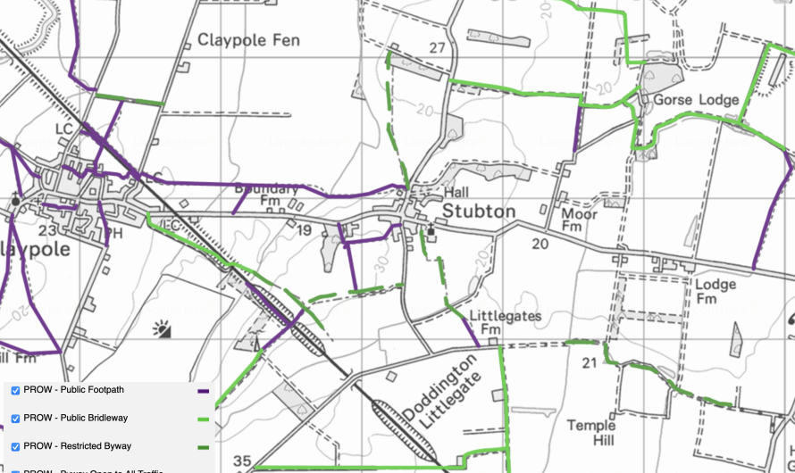 Stubton Footpaths – Rights of Way