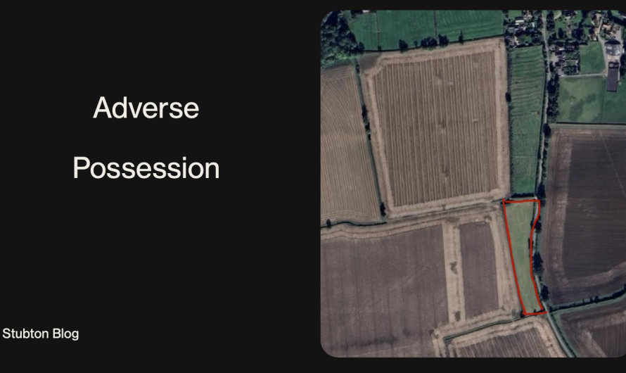 Adverse Possession – an explanation